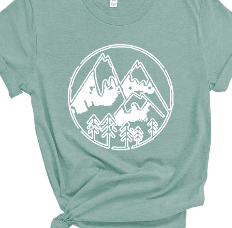 Mountains : Short-Sleeve Unisex T-Shirt
