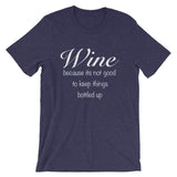 Wine : Short-Sleeve Unisex T-Shirt